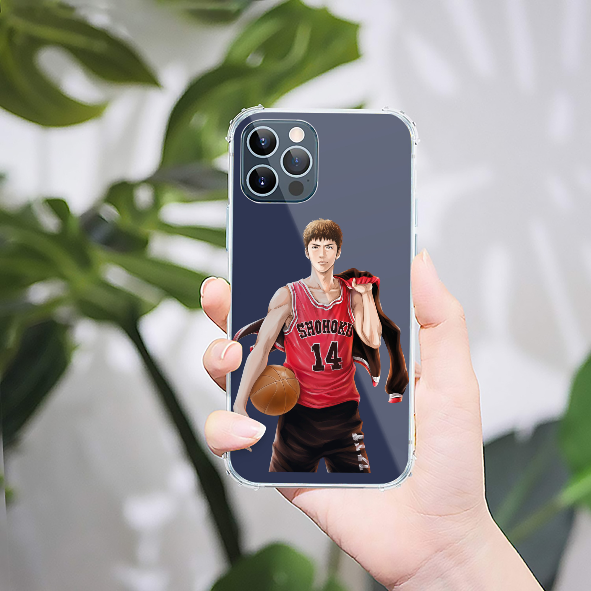 （画像用） SLAM DUNK／スラムダンク 【iPhone 12シリーズ対応】透明スマホケース（クリアソフトケース）